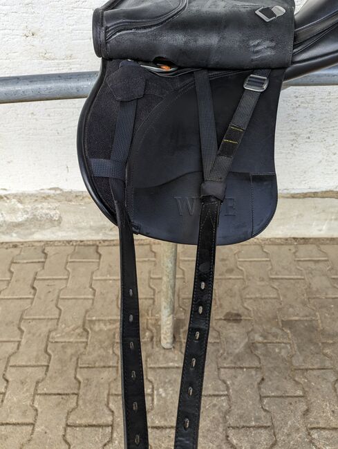 Bates Wide VS Leder-Sattel 18", Bates Wide VS, G. B., All Purpose Saddle, München, Image 9