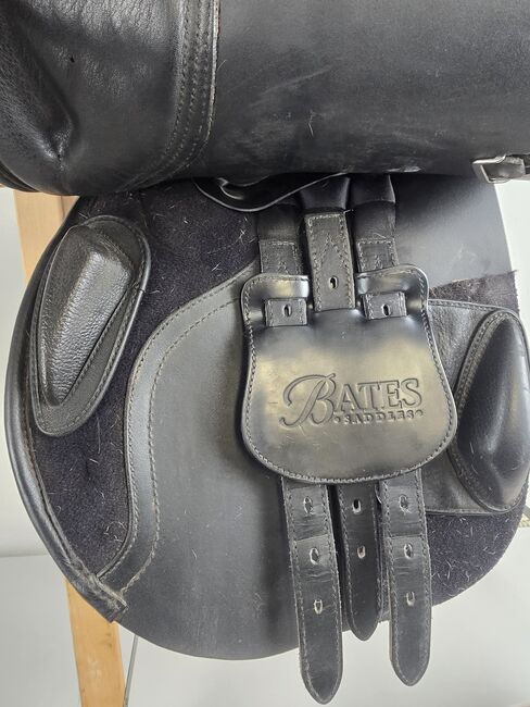 Bates Caprilli Springsattel schwarz 17,5, Bates   Caprilli, S.F., Jumping Saddle, Kaarßen, Image 2