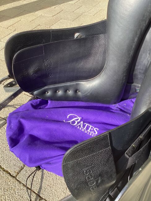 Bates Isabell Werth Dressursattel Kalbsleder, C-Air, 17,5`` aus erster Hand, Bates Saddles Isabell Werth, Franziska Hönle , Dressage Saddle, Berg, Image 8