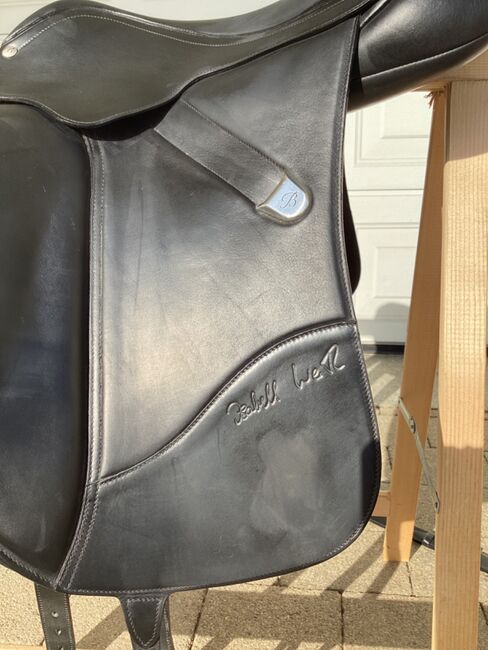 Bates Isabell Werth Dressursattel Kalbsleder, C-Air, 17,5`` aus erster Hand, Bates Saddles Isabell Werth, Franziska Hönle , Dressage Saddle, Berg, Image 11