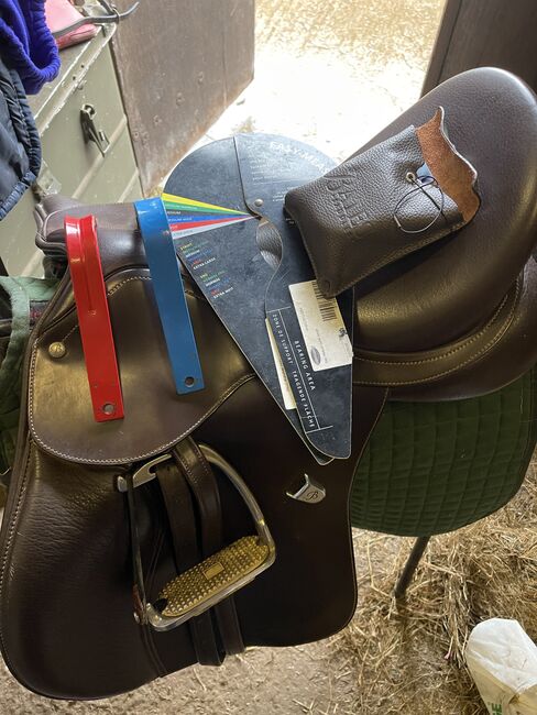 Bates leather GP saddle, Bates  Leather GP , Aly Day, All Purpose Saddle, Gloucestershire , Image 6