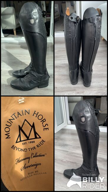Beautiful Black Mountain Horse Boots, Mountain Horse, Emma, Oficerki jeździeckie, Stratford-upon-avon, Image 5
