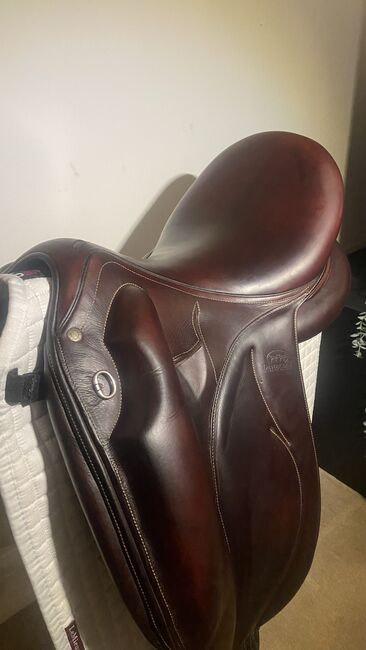 Beautiful Devecoux 18” Makila Lab E Dressage Saddle, Devecoux Makila Lab E, Laura Tapply, Siodła ujeżdżeniowe, Epsom, Image 4