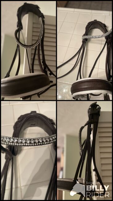 Beautiful Double brown/ white bridle, Premiera , Ruth  , Bridles & Headstalls, Ocala, Fl, Image 5