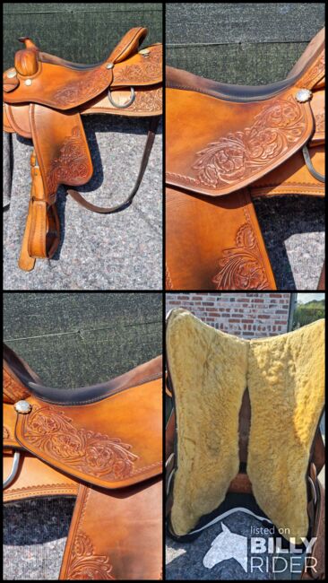 Beautiful Rocking R western saddle - 16 inch seat, Rocking R, Sare, Western Saddle, Peer, Image 9