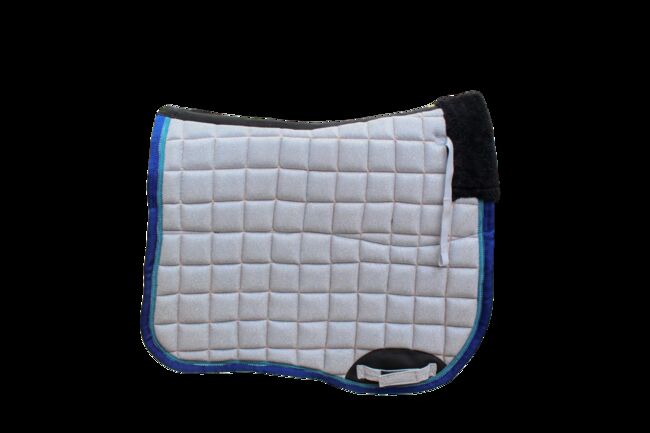 Beautiful white with full silver glitter saddle pad and ear bonnet set, Angel Equine , Abbey, Other Pads, Pretoria 