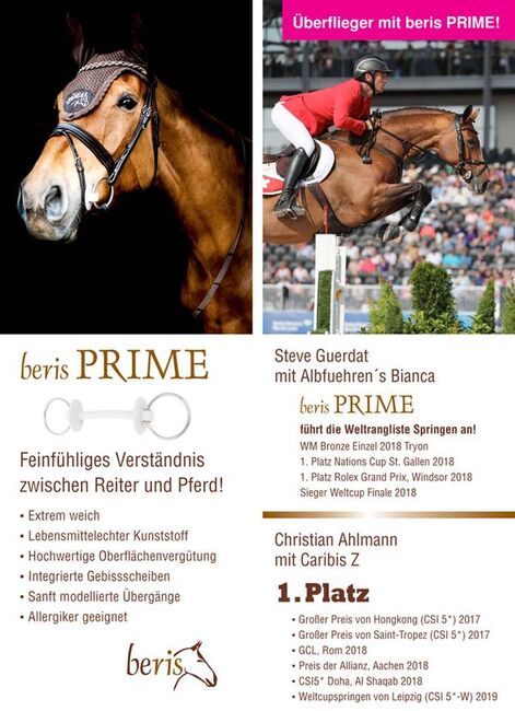 Gebiss Beris prime, Beris Prime extra soft, Sonja, Horse Bits, Bad Salzuflen, Image 2