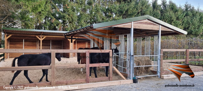 Bestpreis und Qualität: Offenstall bauen, Pferdeunterstand, Weideunterstand, Unterstand, Weidehütte,, AUSSENBOXEN Pferdeunterstand - Weideunterstand - Unterstand, AUSSENBOXEN, Horse Shelters & Tents, Wałcz, Image 4