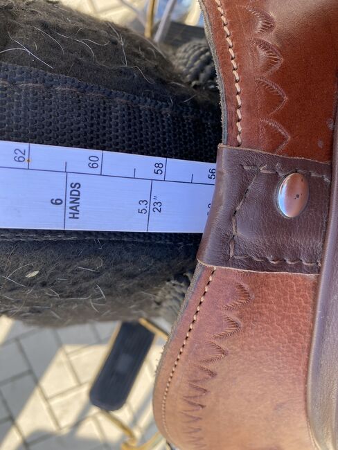 Baumloser Sattel Reitpad wie Hidalgo mit Klettkissen, Antje , Dla koni, Peine , Image 13