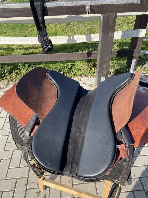Baumloser Sattel Reitpad wie Hidalgo mit Klettkissen, Antje , Dla koni, Peine , Image 8