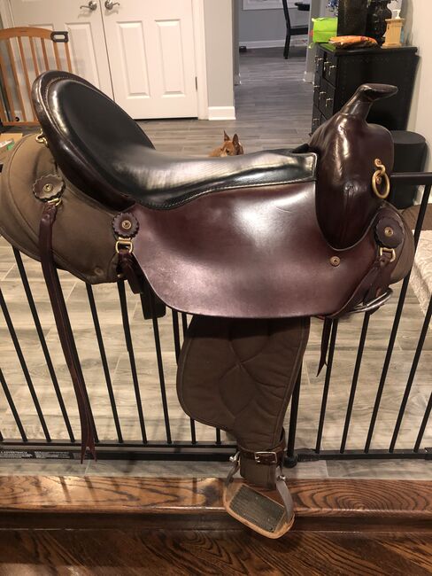 Big Horn Gaited Flex Spirit 17 inch seat, Big Horn Gaited Flex Spirit Trail, Jodi Abudarham , Western Saddle, Highland Park, Image 6