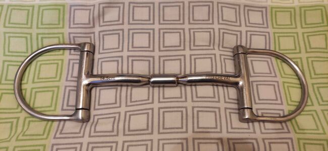 Billy Allen D-Ring Snaffle mit Kupfer / Sweet-Iron Einlagen, 14,5cm, Lisa, Horse Bits, Wittenberge