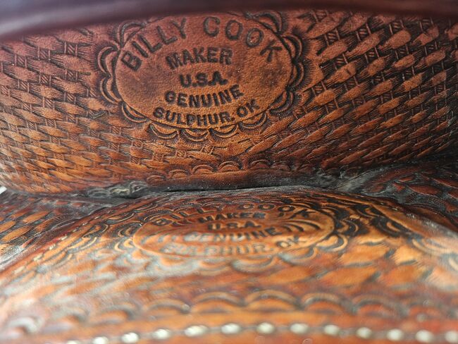 Billy Cook western Saddle 17.5inch trade, Billy Cook, E.E Rietveld, Western Saddle, Alphen aan den Rijn, Image 6