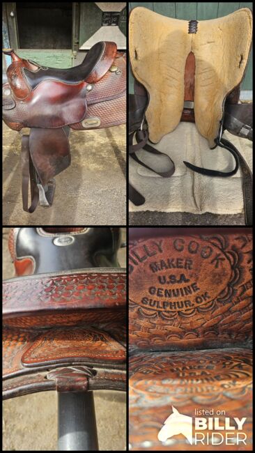 Billy Cook western Saddle 17.5inch trade, Billy Cook, E.E Rietveld, Western Saddle, Alphen aan den Rijn, Image 8