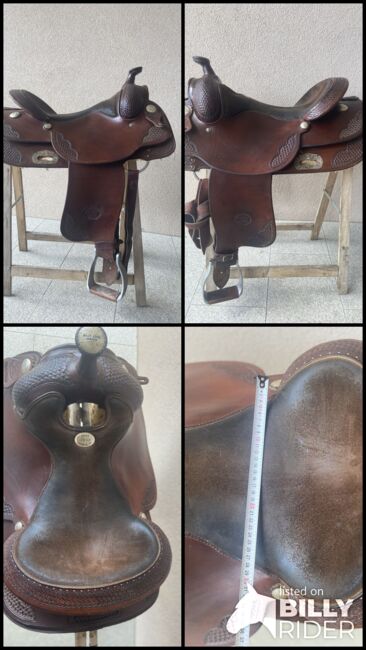 Billy Cook Westernsattel dkl. braun, Billy Cook, Eva Weichselbaumer , Western Saddle, Lohnharting, Image 9