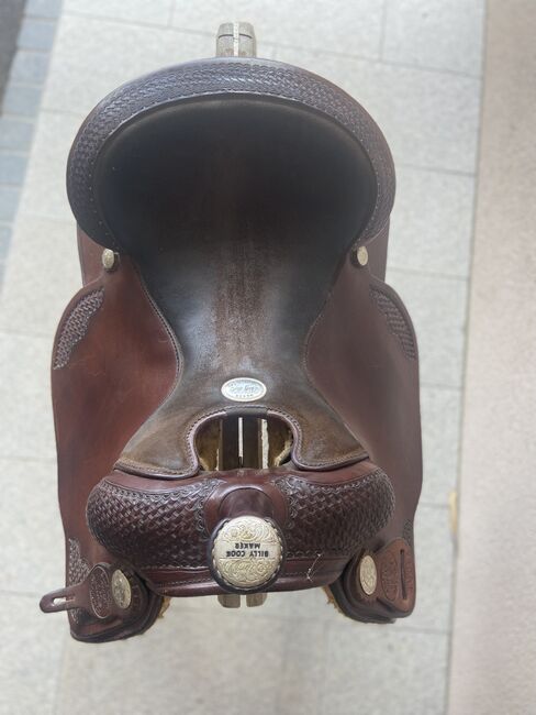 Billy Cook Westernsattel dkl. braun, Billy Cook, Eva Weichselbaumer , Western Saddle, Lohnharting, Image 4