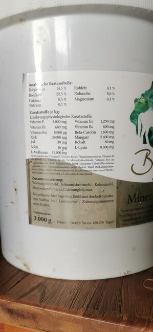 Billy's Mineral Zero Pulver, Billy's Mineral Mineral , Nicole, Horse Feed & Supplements, WEDEMARK, Image 3