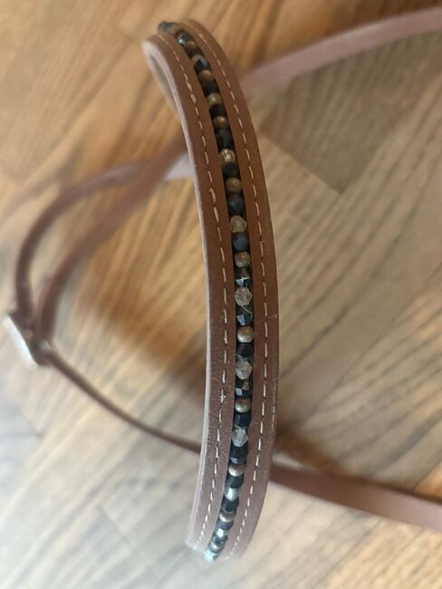 Biothan-Trense in schönem Cognac-Braun, Flottur, Desiree Adam, Bridles & Headstalls, Oberteuringen