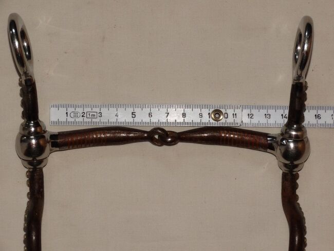 Snaffel Bit with Shanks 13,5cm lange Sweet Iron Anzüge mit Dots & Abstandhalter, Anne, Wędzidła, Wahrenholz, Image 5