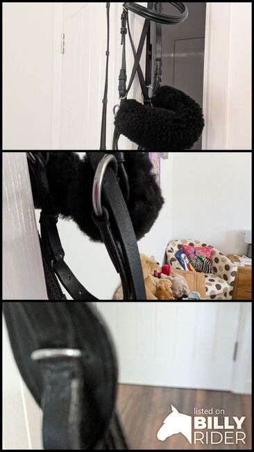 Bitless bridle,cob size,black,, Sheila cullen, Ogłowia bezwędzidłowe, Cumnock, Image 6