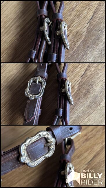 Gebissriemen Reitplakettenhalter Barock, Anni, Saddle Accessories, Breckerfeld, Image 4