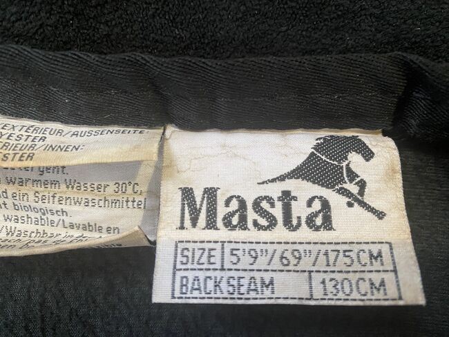 Black cooler fleece 5ft 9, Masta, Sue Giles, Horse Blankets, Sheets & Coolers, York, Image 3