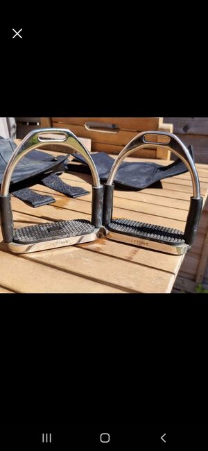 Black Cottage Craft Flexible Stirrups, Cottage Craft, Kelly Monk, Siodło akcesoria, Aldershot