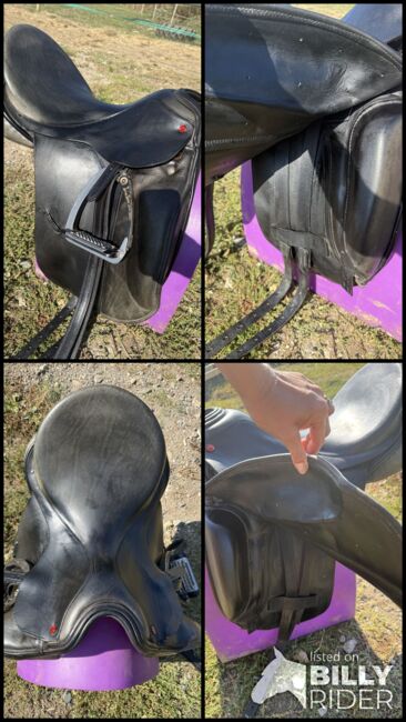 Black dressage saddle Albion 17.5 MW, Albion SLK, Hayley Lousada, Sonstiger Sattel, Buckinghamshire , Abbildung 5