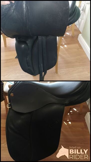 Black dressage saddle, Rachel , Dressursattel, Llanelli, Abbildung 3