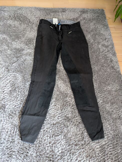Schwarze Ganzlederbesatz Reithose, 4 Riders, Laura , Breeches & Jodhpurs, Essen
