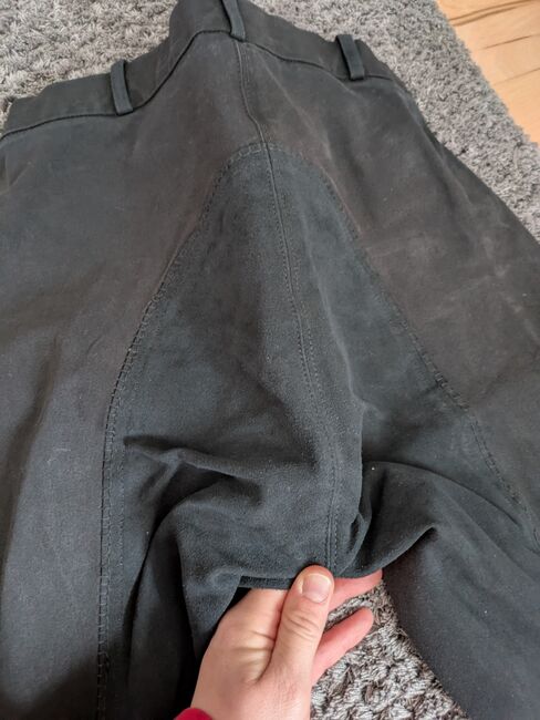 Schwarze Ganzlederbesatz Reithose, 4 Riders, Laura , Breeches & Jodhpurs, Essen, Image 6