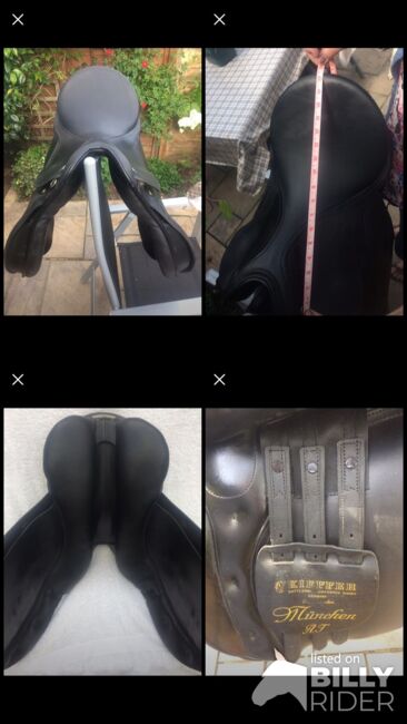 Black GP Kieffer saddle 17”, Kieffer, Lisa, All Purpose Saddle, Burton Latimer , Image 8