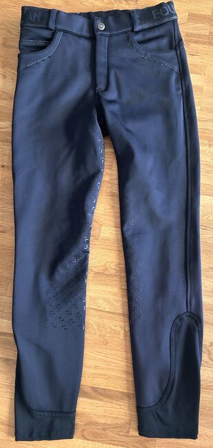 Schwarze Reithose mit Strass in Gr. 164 von QHP, QHP, Julia, Children's Breeches & Jodhpurs, Friedrichsdorf, Image 2