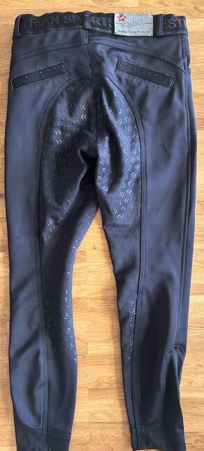 Schwarze Reithose mit Strass in Gr. 164 von QHP, QHP, Julia, Children's Breeches & Jodhpurs, Friedrichsdorf, Image 3