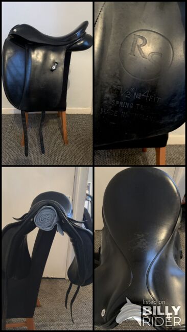 Black Ryder 17’5 dressage saddle, Ryder , Emma quirky cobs 33, Dressage Saddle, Liverpool , Image 7