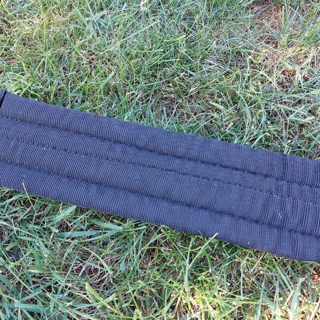 Schwarzer Sattelgurt Länge 90cm glattes Material, Nicole , Girths & Cinches, Norderstedt, Image 2