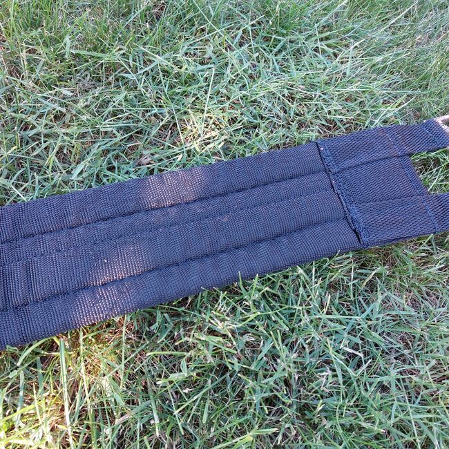 Schwarzer Sattelgurt Länge 90cm glattes Material, Nicole , Girths & Cinches, Norderstedt, Image 4