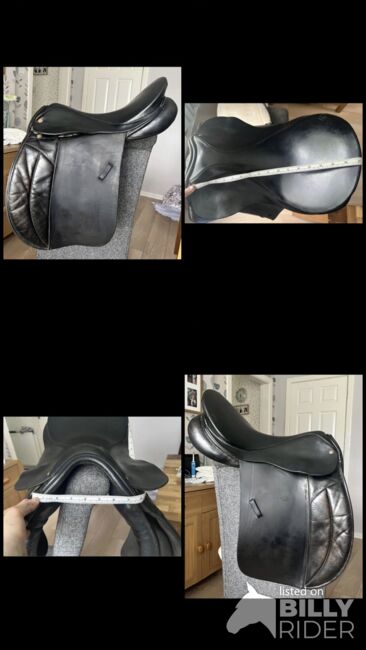 Black silhouette saddle., 0700 Equestrian, Bethany lawrence, Vielseitigkeitssattel (VS), Oldham, Abbildung 5