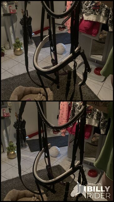 Schwarz weise Lack trense, Kai Legleitner, Bridles & Headstalls, Pirmasens, Image 3