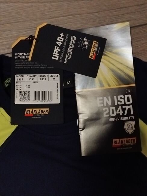 Bläkläder Sicherheits Work Shirt., Bläkläder Sicherheits Arbeitsshirt Modell 3337, Marc, Safety Vests & Back Protectors, Saarlouis, Image 2