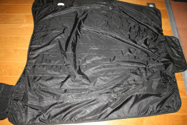 Decke, Bucas, Irish Turnout Extra High Neck, 155 cm RL, schwarz/gold, Bucas Irish TO Extra High Neck, 155 cm RL, Sabine , Horse Blankets, Sheets & Coolers, Königswinter, Image 3