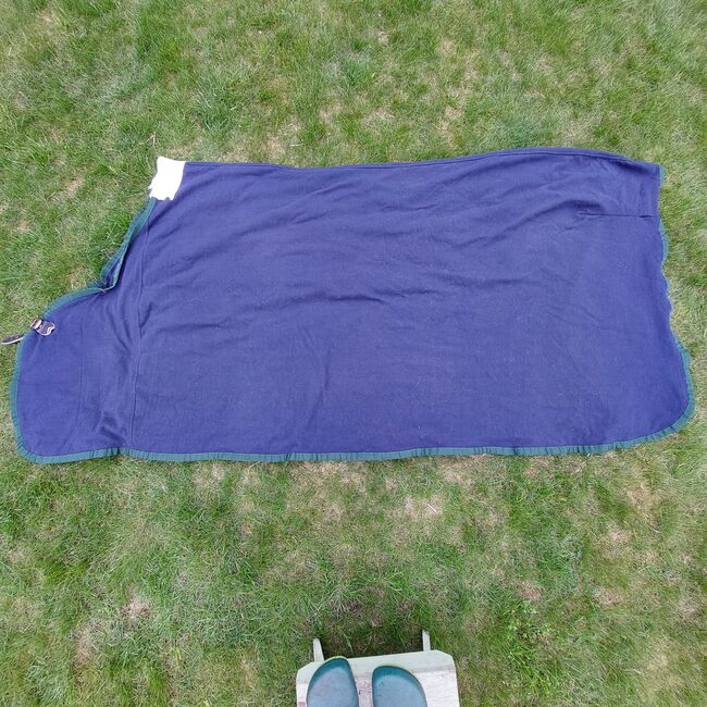Blaue Abschwitzdecke Größe 155cm mit Widerristpolster, Nicole , Pferdedecken, Norderstedt