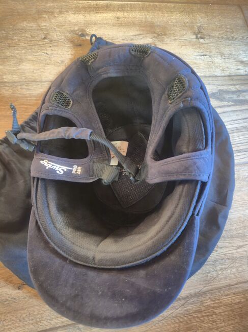 Blaue  Reithelm Gr. 57/7, Céline, Riding Helmets, Worb, Image 3