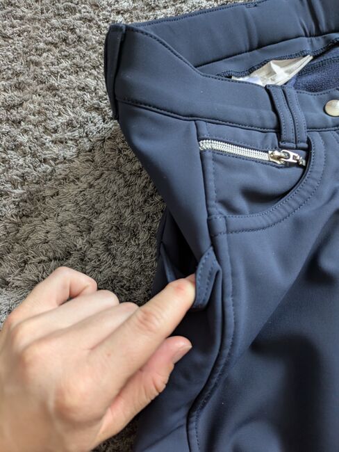 Blaue Reithose mit Silikonbesatz gr 34 fällt aus wie 36, Laura , Reithosen, Essen, Abbildung 4