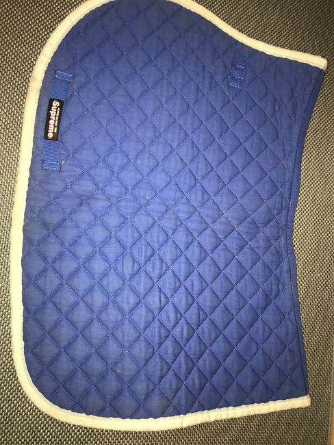 blaue Schabracke, Supreme , Merrit, Dressage Pads