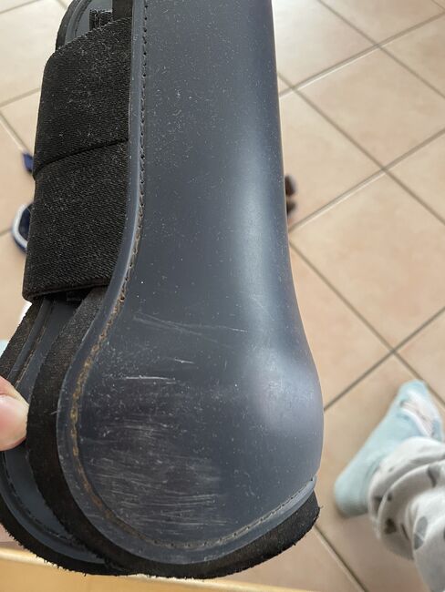 Blaue Gamaschen, Imperial riding  Gamaschen , Saskia Schüber, Tendon Boots