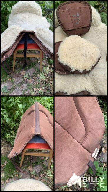 Barefoot “ride-on-pad” und Schaffellauflage mit Pauschen., Barefoot saddle Ride-on-pad, Ellen, Lambskin Pad, Mittenaar, Image 8