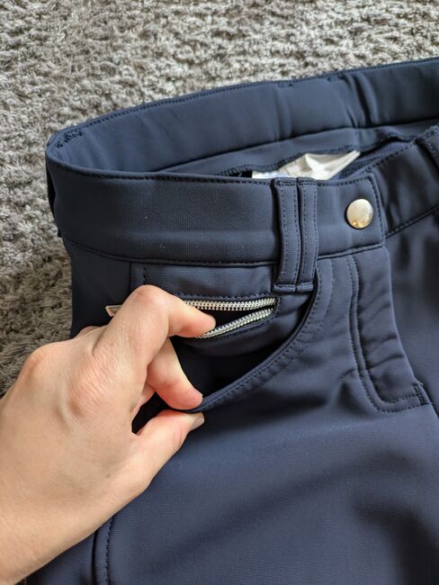 Blaue Reithose mit Silikonbesatz gr 34 fällt aus wie 36, Laura , Breeches & Jodhpurs, Essen, Image 5