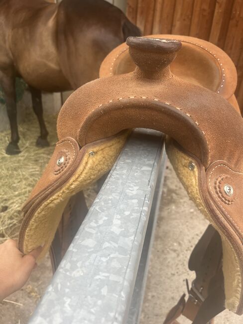 Blue Ribbon Westernsattel Rough Out, Blue Ribbon, Melanie Treul, Western Saddle, Kematen am Innbach , Image 2