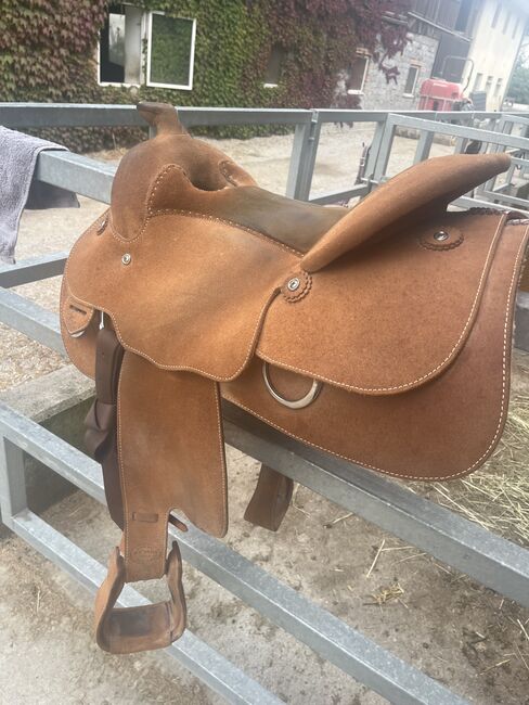 Blue Ribbon Westernsattel Rough Out, Blue Ribbon, Melanie Treul, Western Saddle, Kematen am Innbach , Image 3